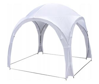 Περίπτερο για κήπο/εμπορικό, πτυσσόμενο, λευκό, 3.2x3.2x2.5 μ, Jumi