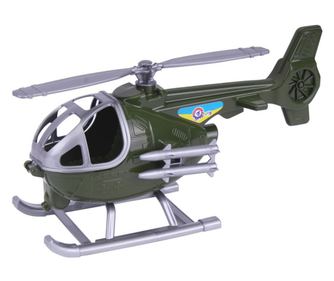 Játékhelikopter, Technok, 26 cm, katonai zöld