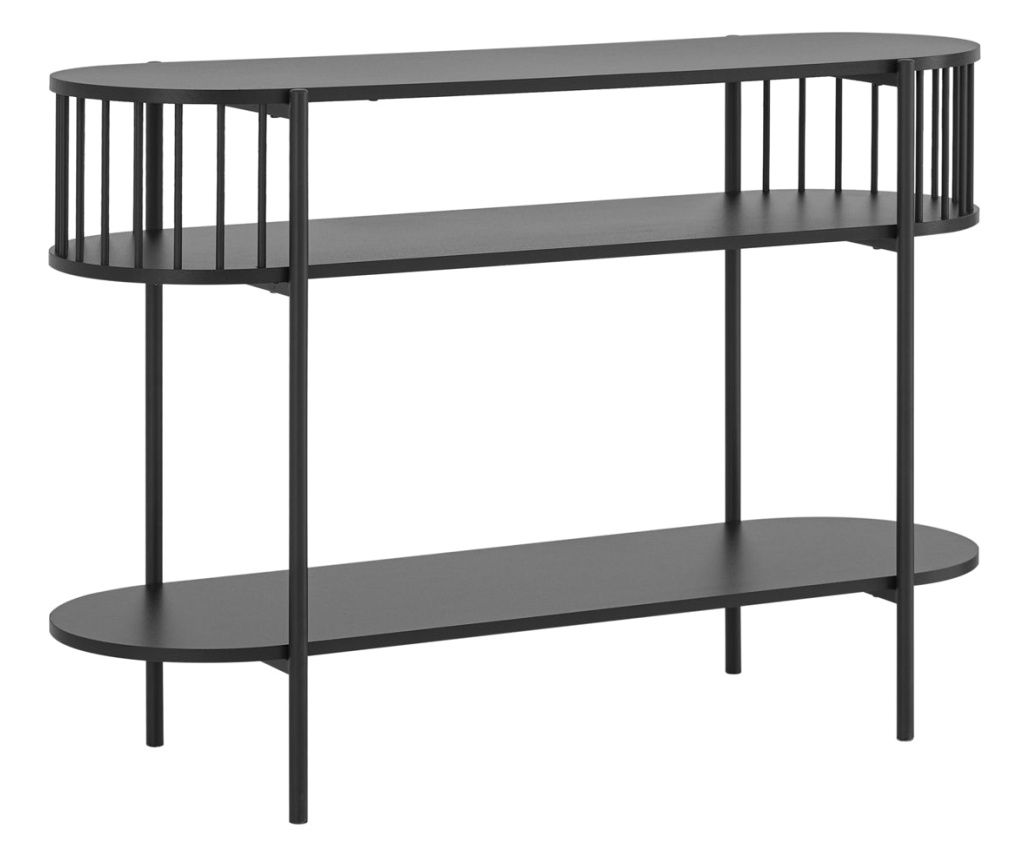 Console Table with 2 Shelves FSB90-SCH