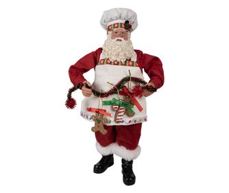 Mikulás figura 16x8x28 cm