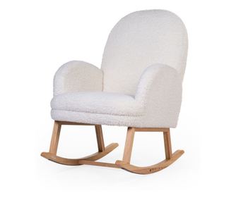 Scaun balansoar Childhome Teddy Alb