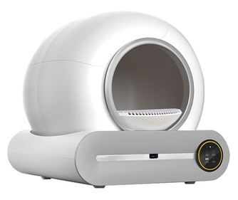 Litiera Inteligenta Automata TrendiShop® Pentru Pisici, Tuya, Wifi 2.4 GHz, Sterilizare, Fara Miros, 9L, Pentru Pisici intre 1Kg