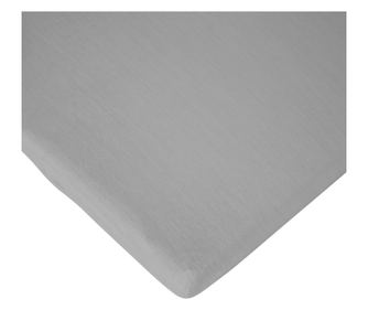 Gyermekmatrac lepedő 70x140 cm, szürke jersey