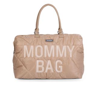 Geanta de infasat matlasata Childhome Mommy Bag Bej