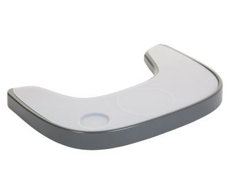 Tavita scaun de masa Childhome Evolu + Protectie din silicon, Antracit