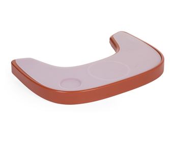 Tavita scaun de masa Childhome Evolu + Protectie din silicon, Ruginiu