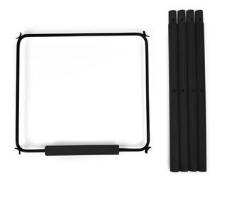 Set picioare cu suport pentru scaun de masa Childhome Evolu Negru