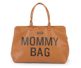 Geanta de infasat Childhome Mommy Bag piele ecologica Maro