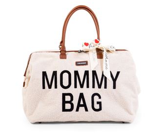 Geanta de infasat Childhome Mommy Bag Teddy Ecru