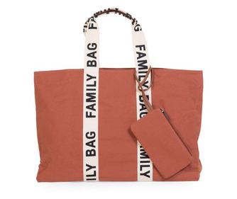 Geanta Childhome Family Bag Signature Ruginiu