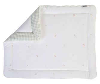 Gyermek játszószőnyeg Childhome 75x95 cm Jersey/Muszlin Zöld