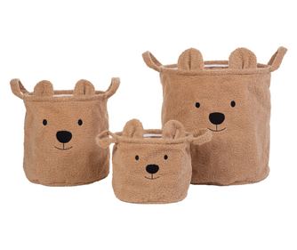 Set 3 cosuri depozitare Childhome Teddy