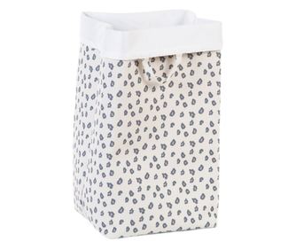 Cos depozitare panza Childhome 32x32x60 cm, Leopard