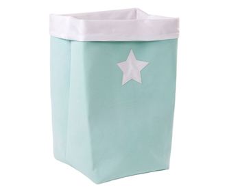 Cos depozitare panza Childhome 32x32x60 cm, Menta