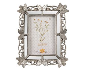 Сребърна рамка за снимки от смола, 18x2x23 см, 10x15 см