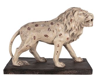 Figurica Lav Keramika Smeđa Bež 55x23x40 cm
