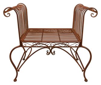 Barna vas szék 76x41x71 cm