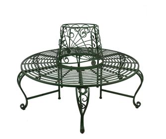 Vrtna klupa zelena 152x89 cm