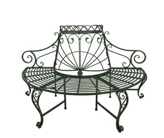 Vrtna klupa zelena 167x84x102 cm