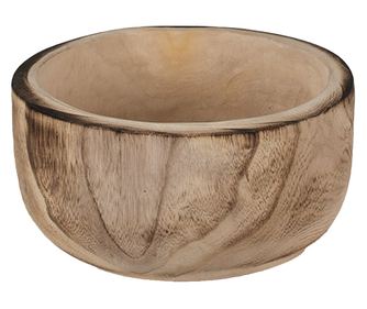 Drvena zdjela smeđa 28x13 cm