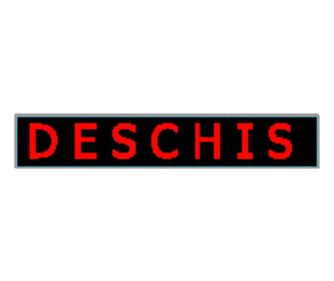 Panou Led de Exterior Programabil/Reclama Luminoasa 100x20cm Text Rosu DESCHIS