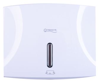 Dispenser ,TRENDY’S, servetele pliate jumbo, alb