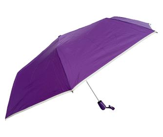 Umbrela dama, pliabila, antivant, violet, Ø90 cm