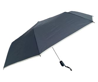 Umbrela dama, pliabila, antivant, Gri antracit, Ø90 cm
