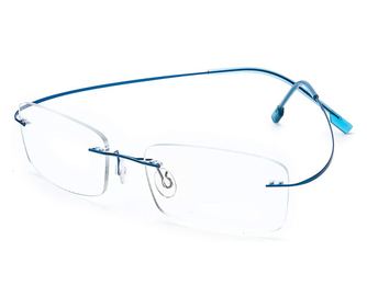 Rame ochelari de vedere, albastru, 52x17x135 mm