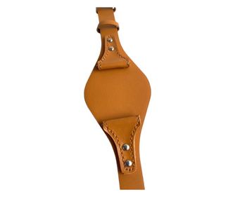 Bratara ceas Cyrax, compatibila ceas Fossil ES3615, 12 mm, din piele, Maro