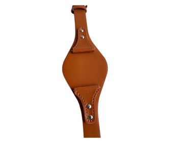 Curea ceas Cyrax, compatibila ceas Fossil ES3615, 12 mm, din piele, Maro inchis