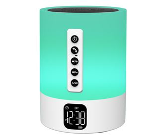 Lampa de veghe copii, sunete albe si cantece de leagan integrate, boxa portabila cu conectare bluetooth, autonomie 12 h, 48 culo