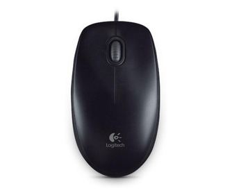 Мишка Logitech B100, 800 DPI, черна