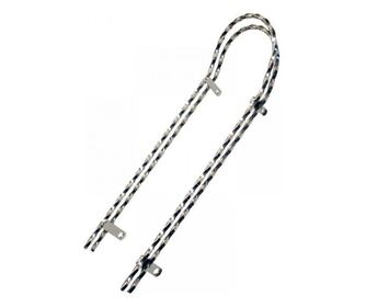 SISSYBAR 18INCH PATRAT TORSIONAT, CROM