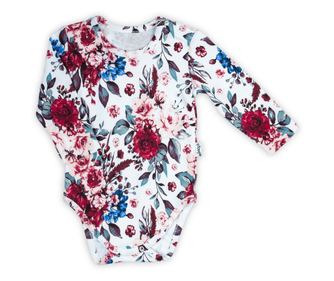 Body cu maneca lunga bumbac 100% (180097) Colectia "Kate" 2021 Marimea 98
