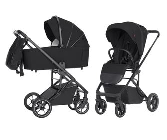 Reverzibilni kolica za bebe (maks. 22 kg) Carrello ALFA 2 u 1 Midnight Black