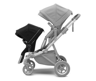 Thule SLEEK voziček okvir Grey in prevleka Midnight Black