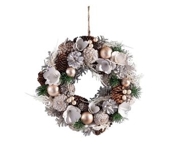 Coronita Craciun brad artificial decorat 30 cm