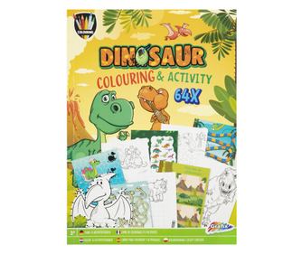 Knjiga za barvanje z dejavnostmi - Dinozaver