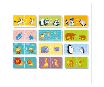Duo Puzzle - Mama in mladič (2 kosa)