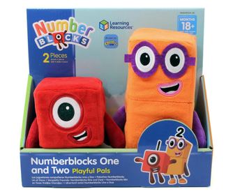 Set plišastih maskot Numberblocks - Ena & Dva