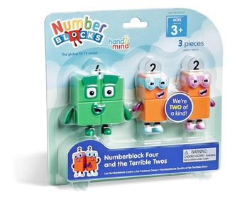 Set figuric Numberblocks - Štiri & Strašni Dva