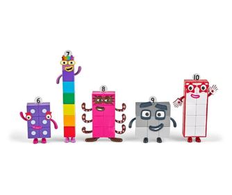 Комплект фигурки Numberblocks - От шест до десет