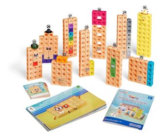 MathLinkCubes Numberblocks v angleščini Set aktivnosti od 21 - 30