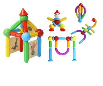 Magnetni konstrukcijski set - STICK (48 kosov)