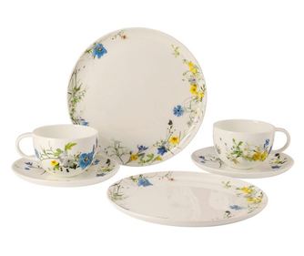 Rosenthal Brillance "Alpes virágai" sorozat, 6 darabos készlet.
