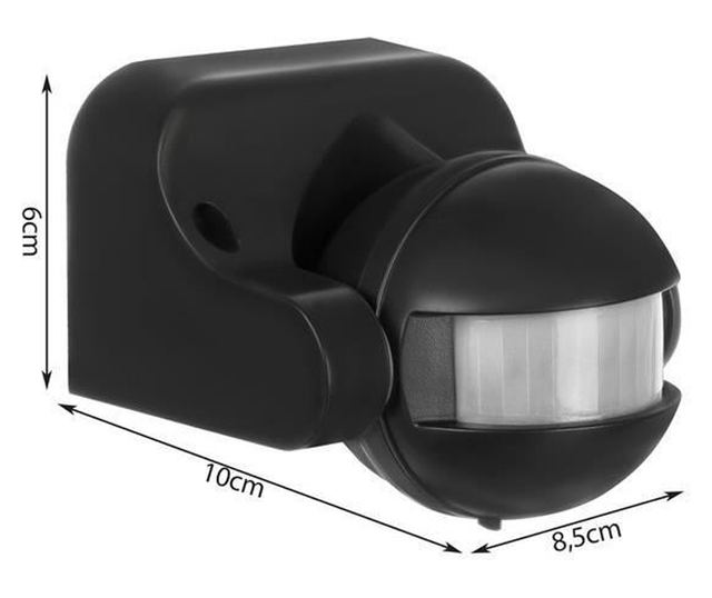 Senzor kretanja, LED, IP44, 8.5x10x6 cm