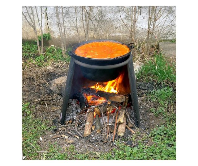 Suport/focar pentru ceaun de 6/8/10 L, 32 cm, Perfect Home