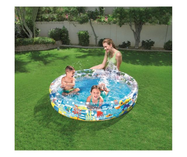 Piscina gonflabila pentru copii, rotunda, 152x30 cm, Bestway