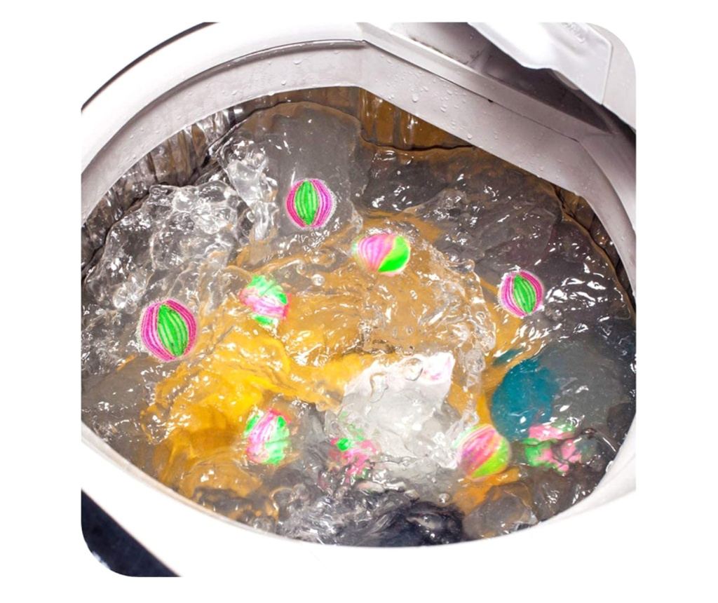 Σετ 6 Μπάλες Πλυντηρίου Ρούχων για Συλλογή Χνουδιών - 5